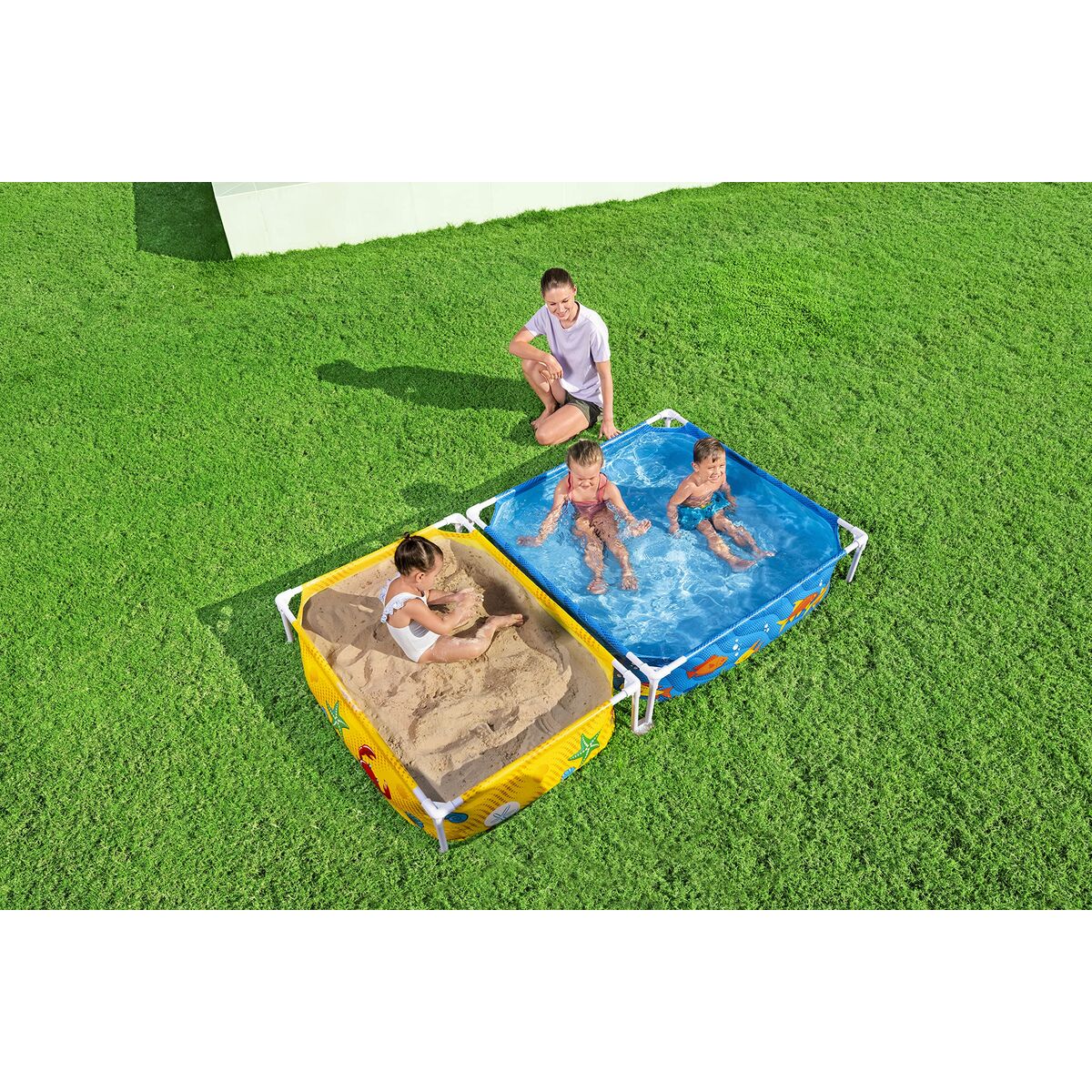 Lastebassein Bestway 213 x 122 x 30,5 cm